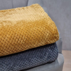 Sengetæppe HOMLA Noah 220 X 240 Cm - sengetæppe sofa behageligt tæppe - luftigt og blødt - grå polyester Senge og tæpper Besuche den HOMLA-Store