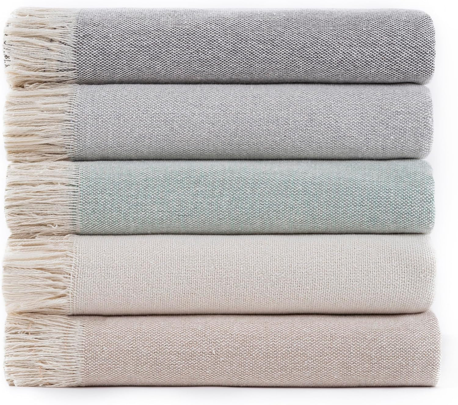 Multifunktionelt sengebetræk, sengetæppe, sengebetræk, sofabetræk, Jarapas, ensfarvet (180 X 260 cm, mørkegrå). Senge og tæpper Besuche den Todocama-Store Mørkegrå 180X260