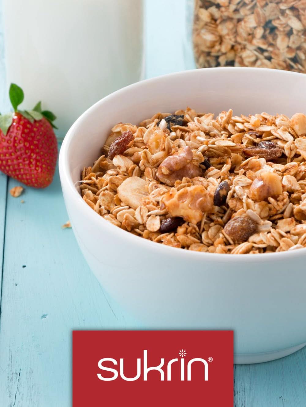 Sukrin Erythritol, naturligt alternativ til sukker uden kalorier, 1 pakke, 500 gram Sweeteners Naty Shop