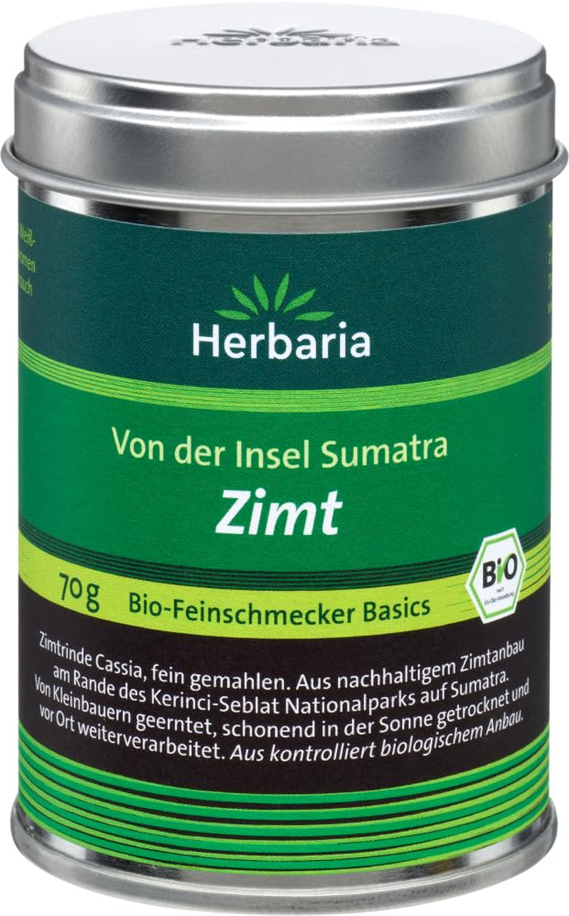 Herbaria Zimt økologisk, 2er Pack (2 x 70 g)