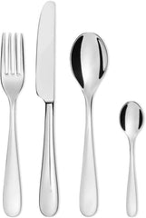 Alessi 5180S24M Nuovo Milano Monobloc bestiksæt 24 stykker poleret rustfrit stål 18/10 Køkken Naty Shop