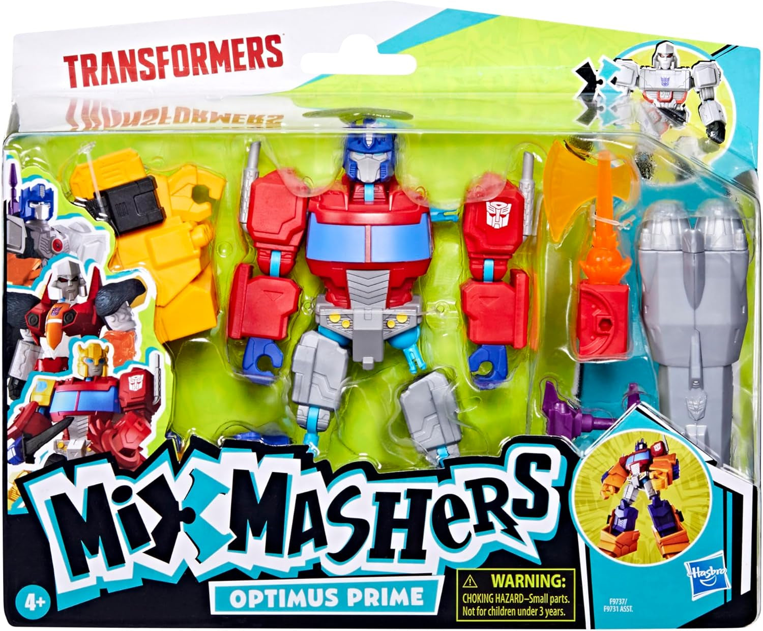 Transformers Mixmashers Optimus Prime Customizable Deluxe Action Figurer & tilbehør Actionfigurer Naty Shop