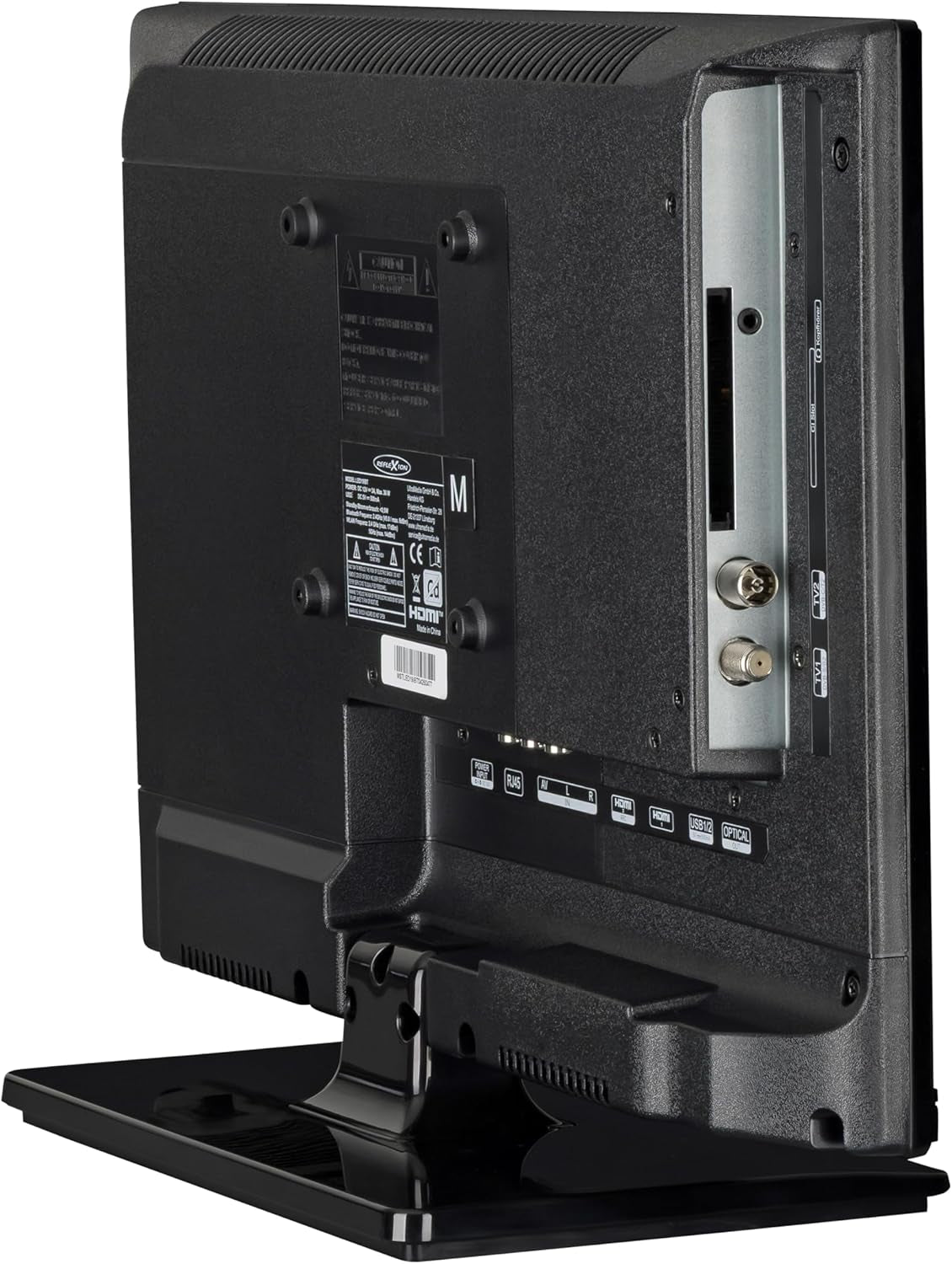 Televizor inteligent REFLEXION LED19iBT de 19 inci (HD Ready, DVB-T2/S2/C, HDMI, CI+, Bluetooth, WLAN, 12V/230V) – Televizor ușor de camping pentru rulote, autorulote, bărci și camioane cu VESA 100x100