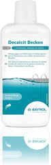 BAYROL Decalcit pool rengøringsgel 1 L til fjernelse af kalkaflejringer fra poolvægge og gulve - Meget effektiv formel - Opløser vedvarende snavs, kalk og metalaflejringer