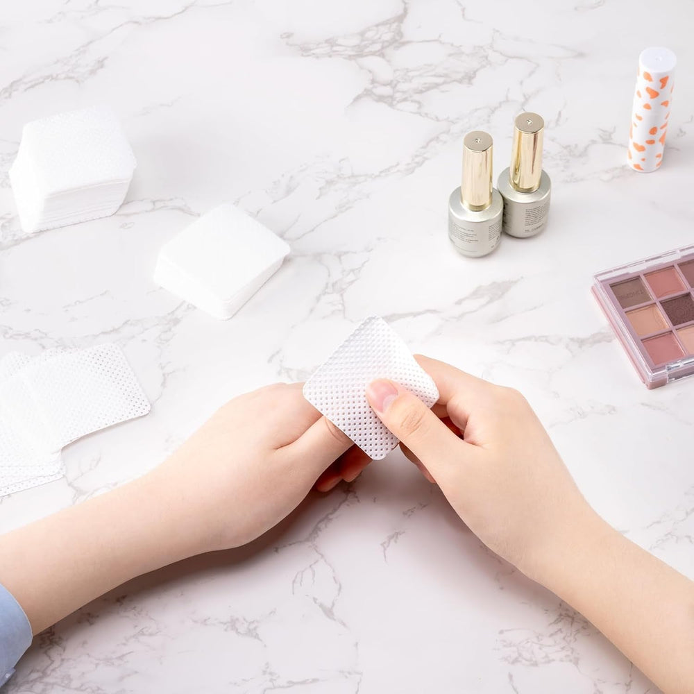 500 de ojă cu gel, fără scame, pentru îndepărtarea ojei, gel UV, pentru manichiură și pedichiură – alb