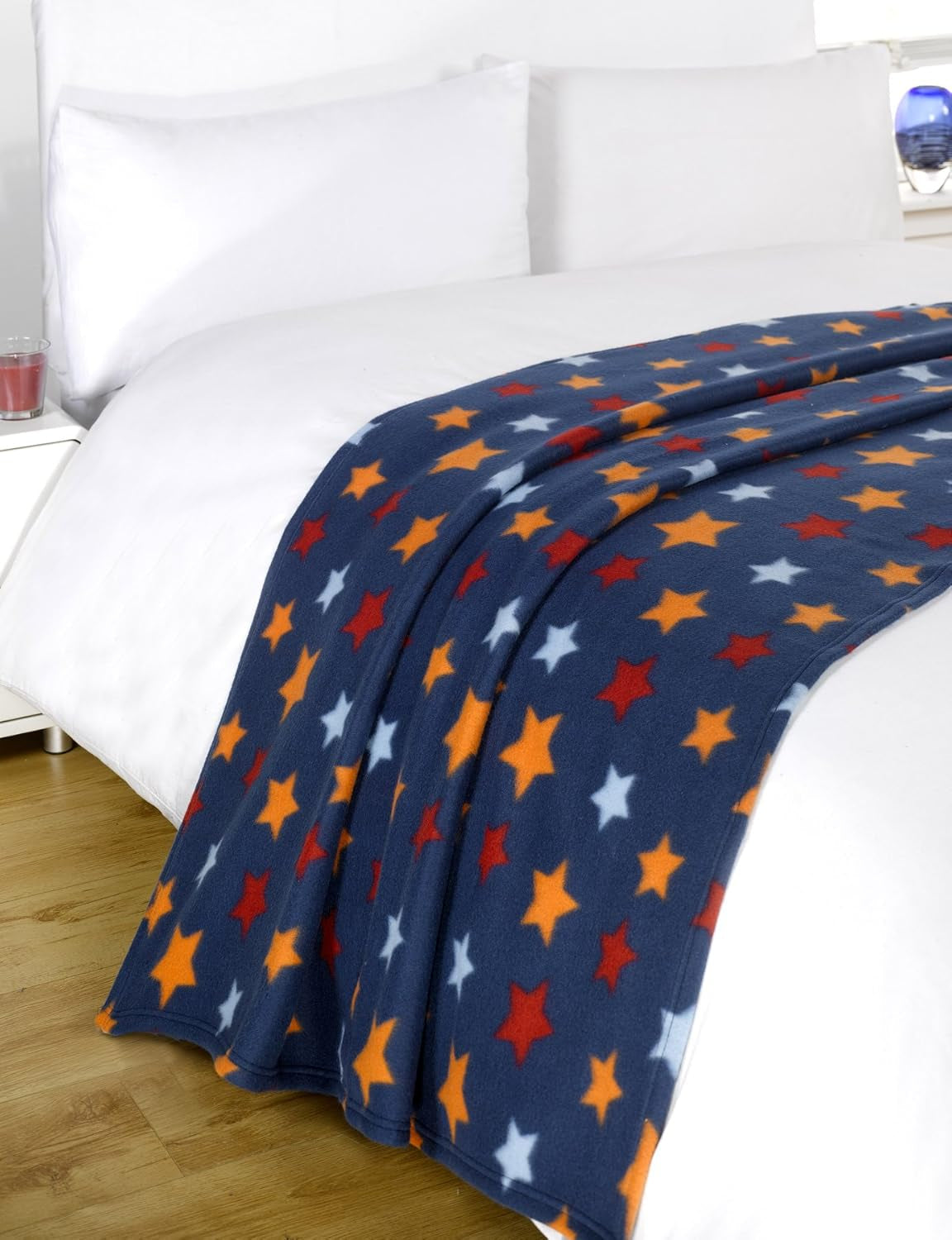 DREAMSCENE behageligt tæppe fluffy tæppe fleece tæppe - stue tæppe varmt vinter blødt, sofa tæppe, sofa tæppe, kramme tæppe børn, stue & kramme tæpper 120X150Cm, sofa plaid tæppe grå stjerner Senge og tæpper Besuche den DREAMSCENE-Store Multicolor 1500m C