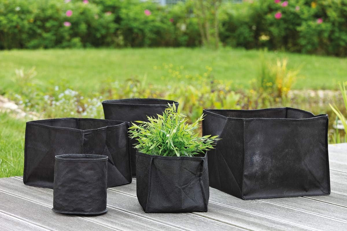 Coș de plantare textil pătrat OASE 51203, capacitate 30,27 l - pentru plante acvatice, plantare în iaz, facilitează pregătirea pentru iarnă, fixare sigură pe fundul iazului