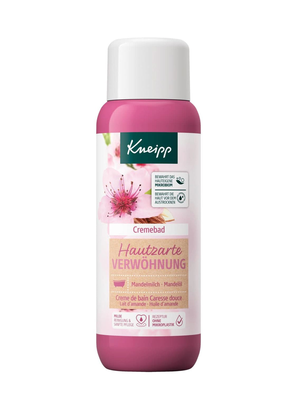 Kneipp, Crema pentru baie, Lapte de migdale + Ulei de migdale, 400 ml Duș și baie Naty Shop 400 ml Migdale