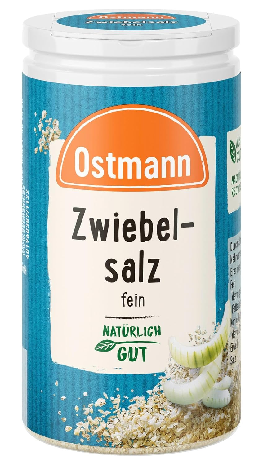 Ostmann Gewürze - Zwiebelsalz | Genbrugs- og genbrugsemballage | 60 g i Der Streudose