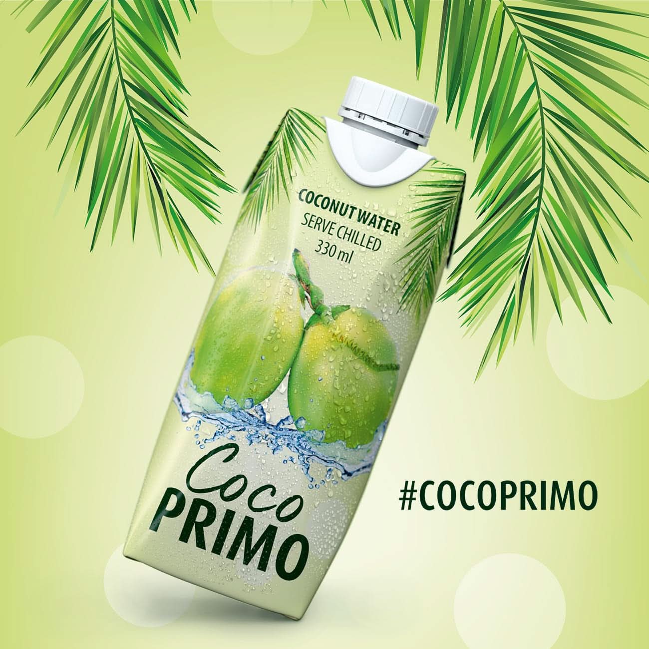 Apă de nucă de cocos, Pură, Băutură răcoritoare pentru sportivi, Calmant pentru sete, 12 X 330 ml Bauturi fara alcool Naty Shop