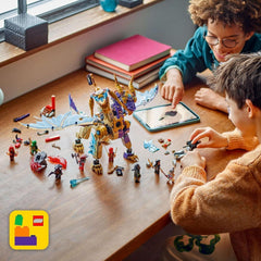 LEGO NINJAGO Lightbow Dragon - legetøj med 8 minifigurer og et Spinjitzu hjul - interaktiv ninja byggelegetøj til drenge og piger over 9 år - gaveide til fans 71836 Byggesæt Besuche den LEGO-Store