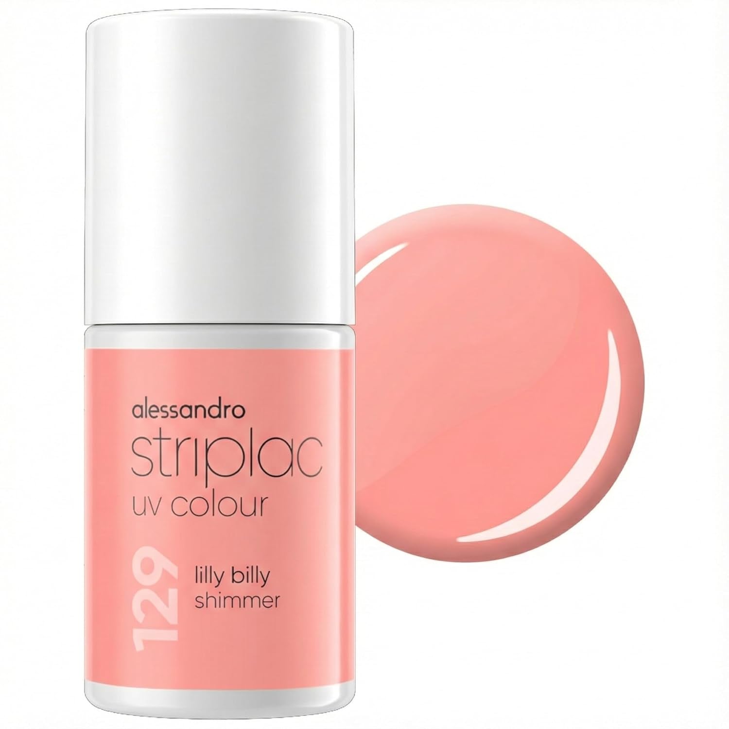 alessandro Striplac UV-Nagellack Lilly Billy – Schonend und langanhaltend – Einfache Entfernung dank Peel-Off-Technologie – Vegan and tierversuchfrei – 8 ml