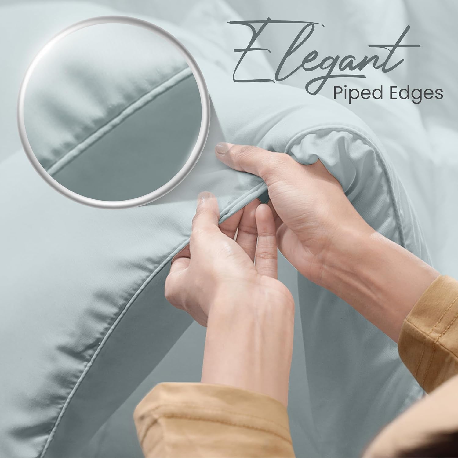 Utopia Sengetøj Helsæson Dyne 250g/m² Plys silikoniseret fiberfyld Dobbeltseng syet i æske (dobbeltseng XL lysegrå) Naty Shop dyner og dyner