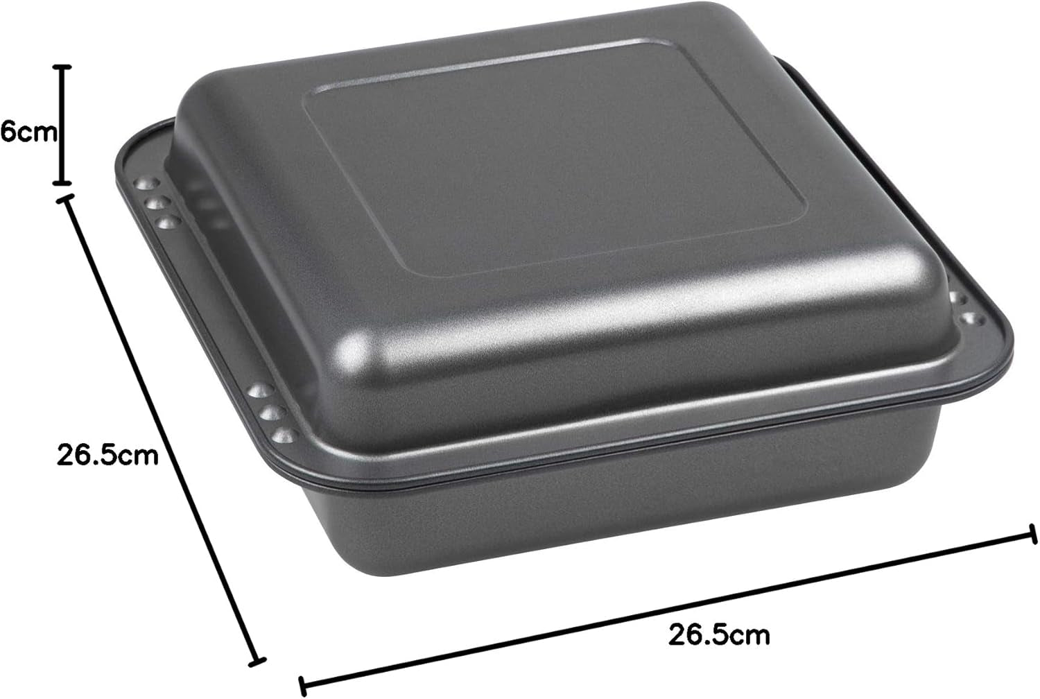 Kombi-Set QUADRO "Easyoven" Forme og bakker til bagning Naty Shop