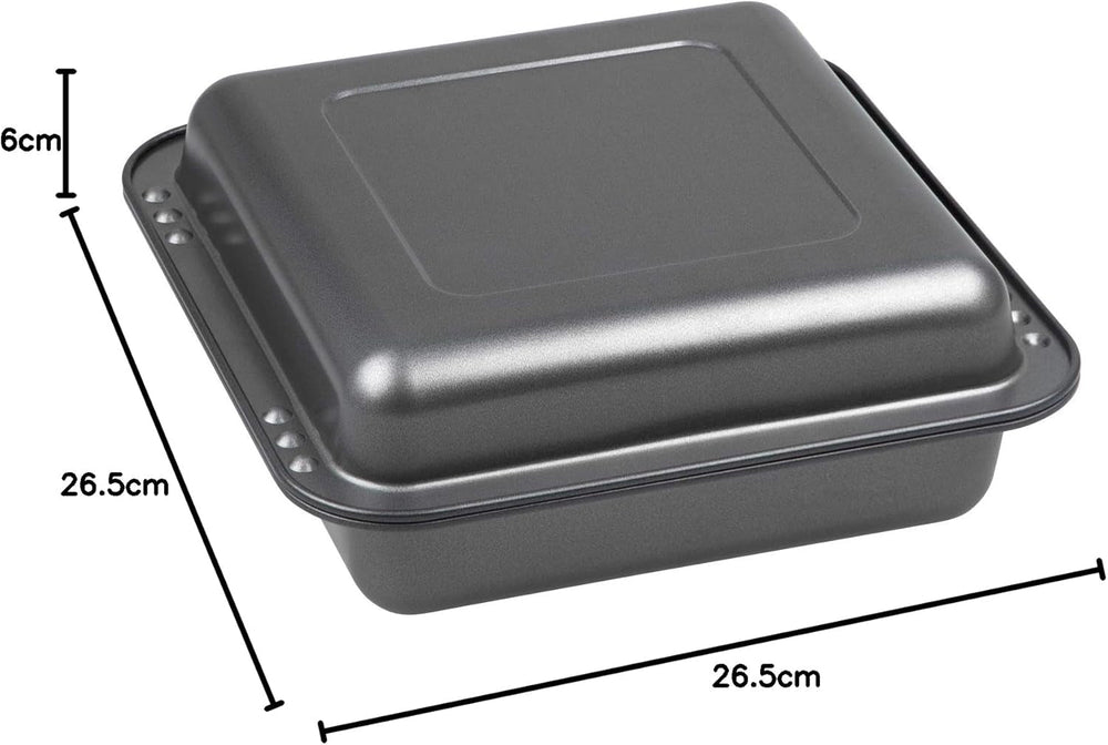 Kombi-Set QUADRO "Easyoven" Forme og bakker til bagning Naty Shop