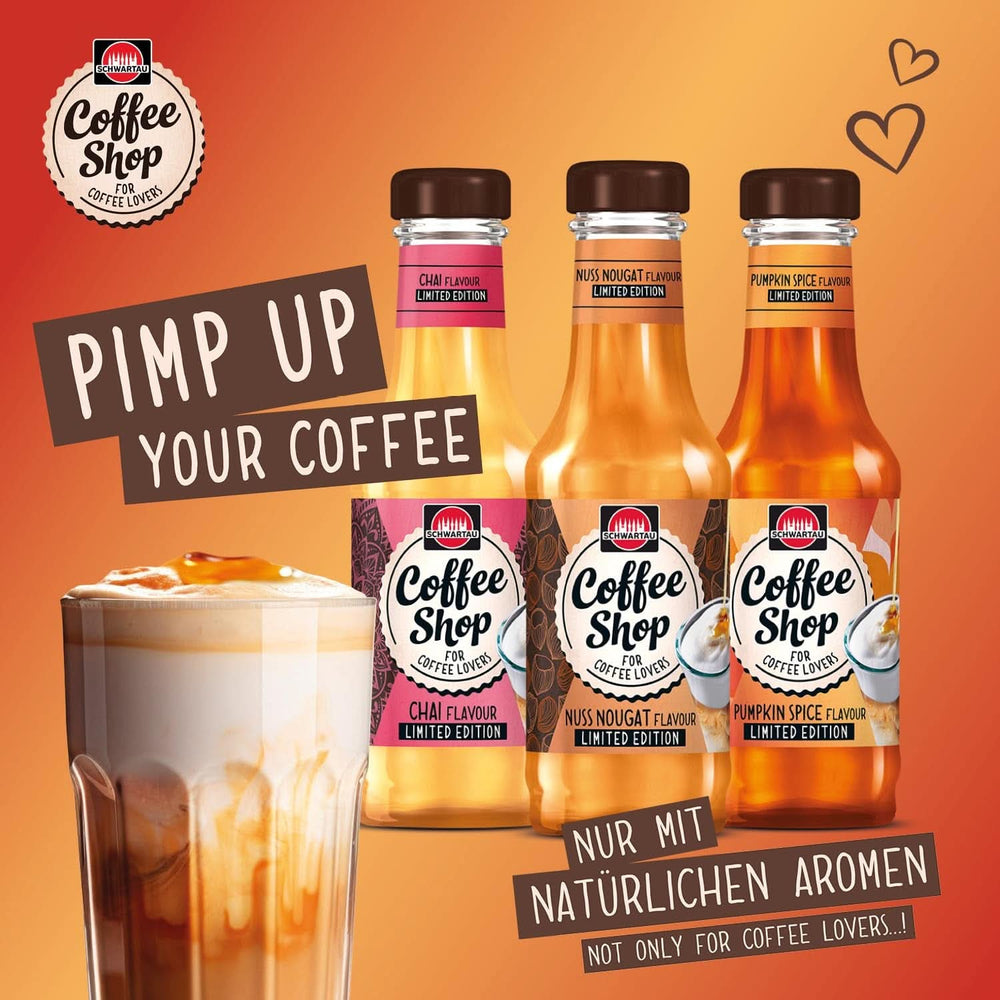 Schwartau Coffee, sirop de cafea pentru rafinarea specialităților de cafea, 200 ml Indulcitori Naty Shop
