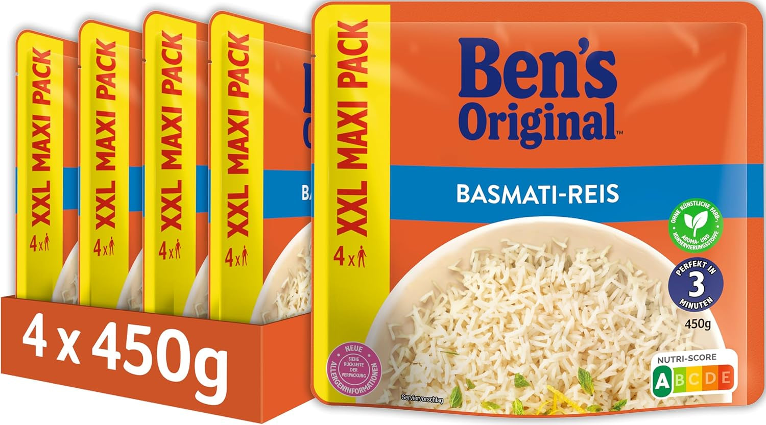 BEN'S ORIGINAL™ Express Basmatiris 6 x 220 g