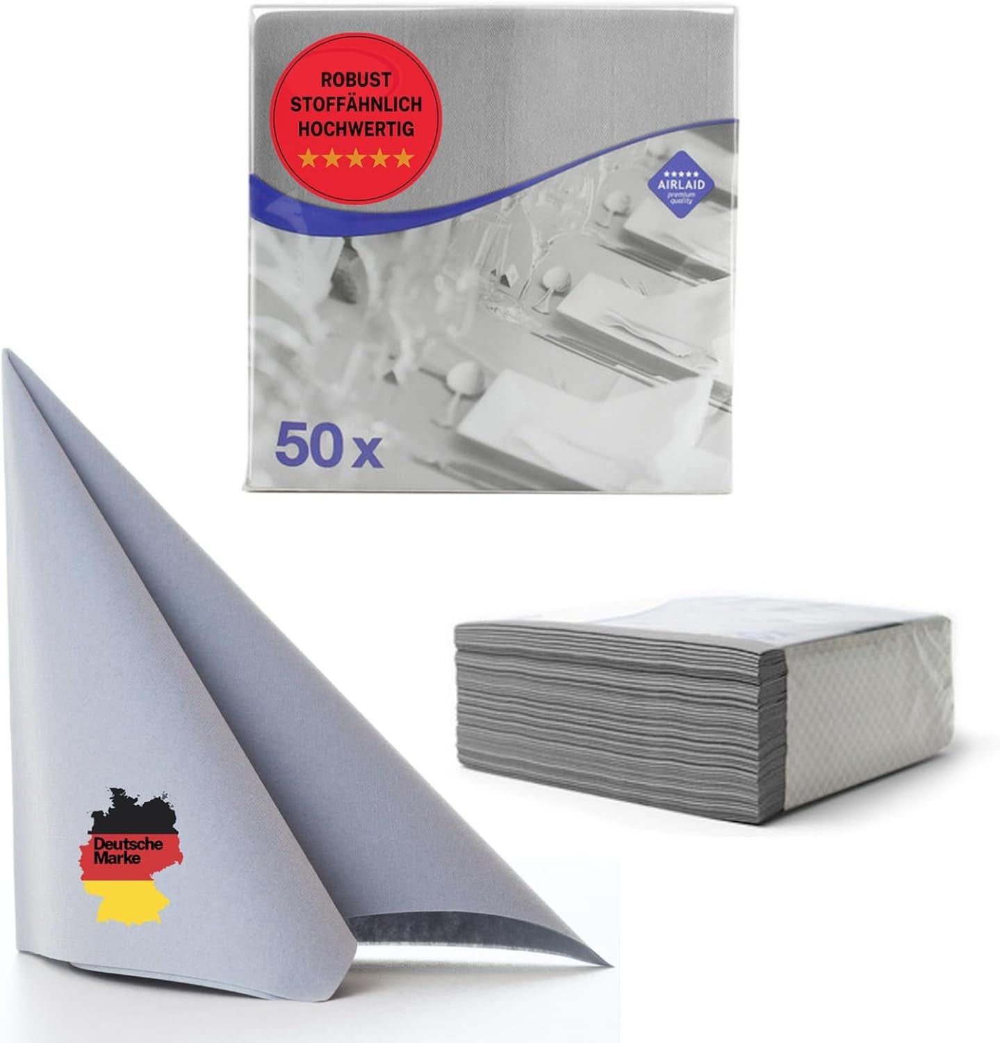 50 șervețele Aroba Airlaid Aspect textil 19 CULORI 40X40 Cm 1/4 fold Șervețele de nuntă de înaltă calitate, aspect textil, pentru aniversări hotel catering sărbători Crăciun nuntă roz