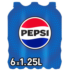 Pepsi Cola, Original, sæt 6 x 1,25 liter Alkoholfri drikkevarer Naty Shop
