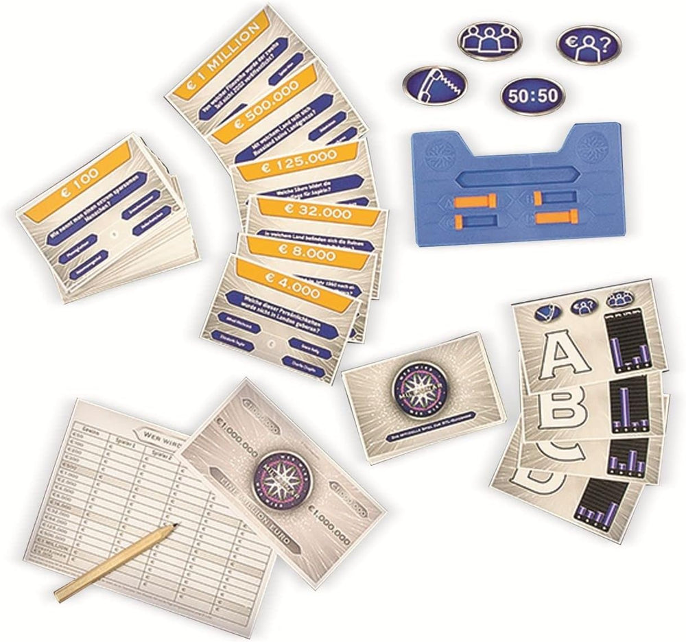 Jumbo-spil 19736-spil - Hvem vil være millionær - 20-års jubilæum - Brætspil - 12+