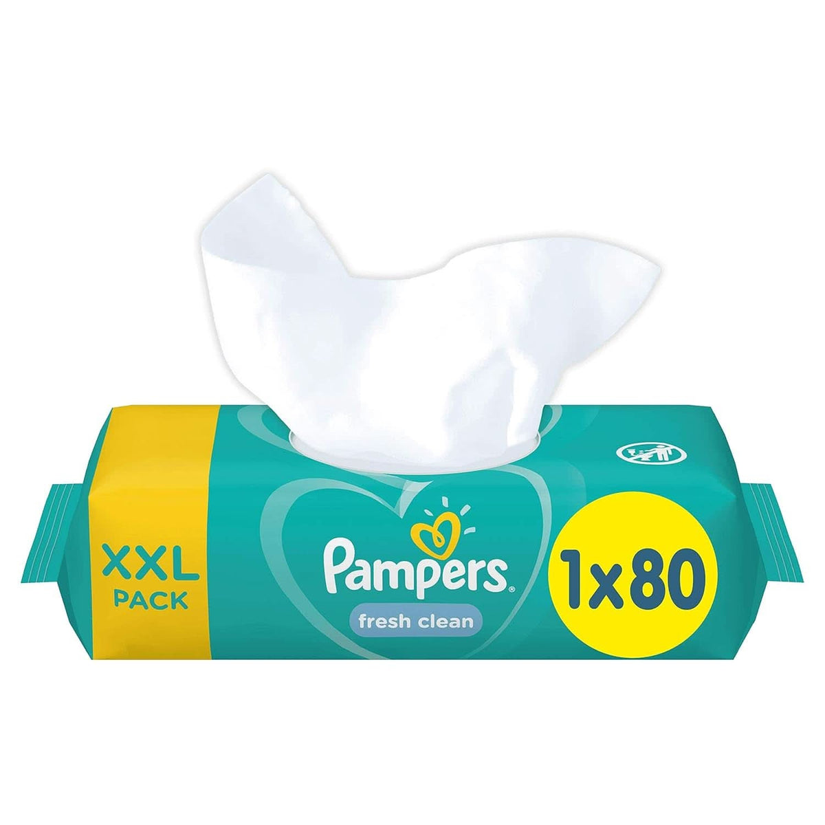 Pampers, Fresh Clean, 80 servietter Baby Wet Wipes Naty Shop