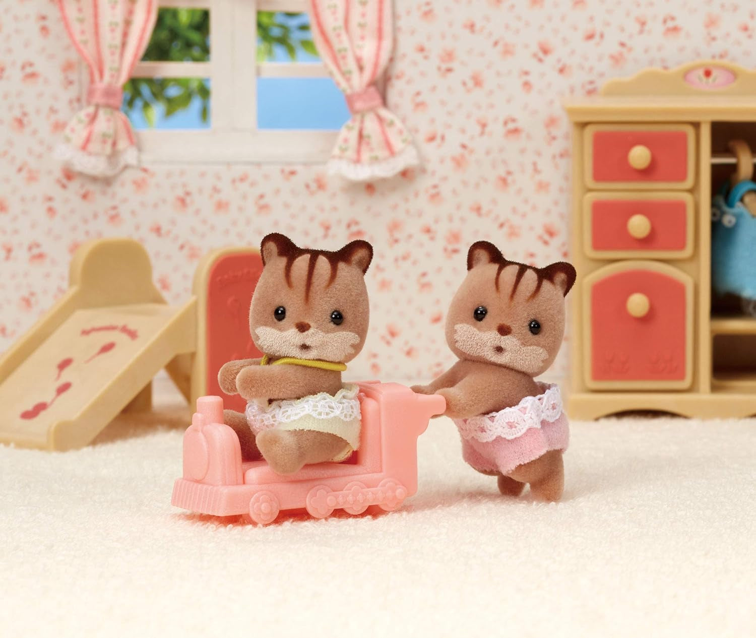 Sylvanian Families L5421 Squirrel Twins Dukkehus Dukkehusfigurer Naty Shop Dukker