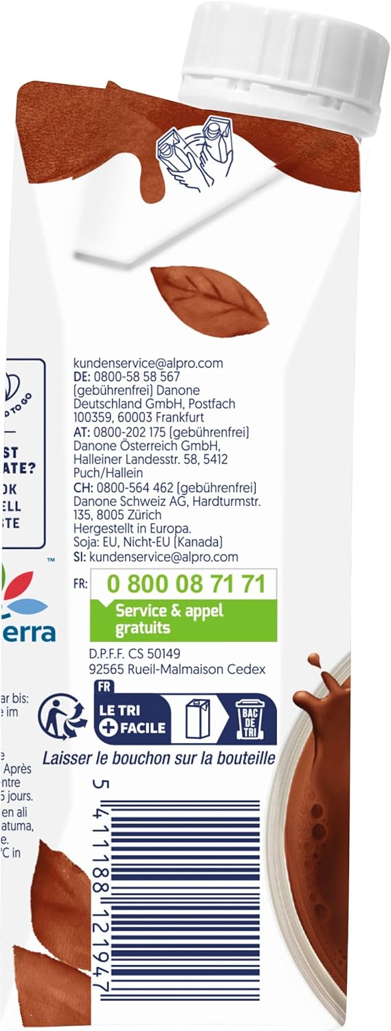 Alpro Chokolade Sojadrik - Vegansk, Laktosefri, Glutenfri