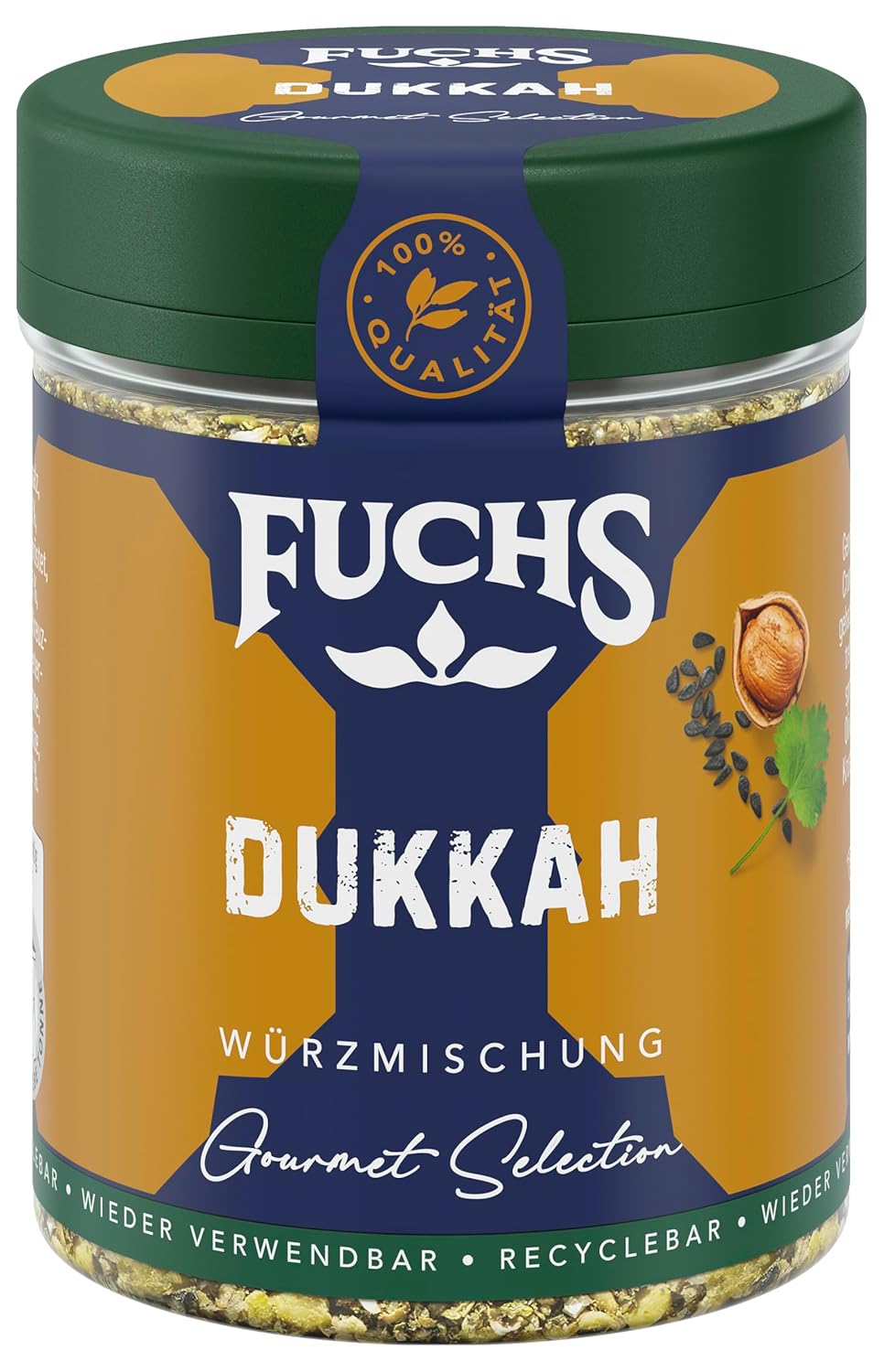 Fuchs Spices Gourmet Selection Mellemøsten/Afrika - Couscous og Bulgur Krydderiblanding Genopfyldelig krydderiblanding til krydderier Bulgurretter Vegansk 55g
