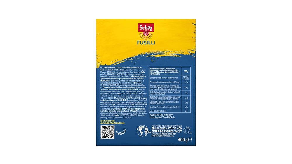 Glutenfri fusilli, 400 g