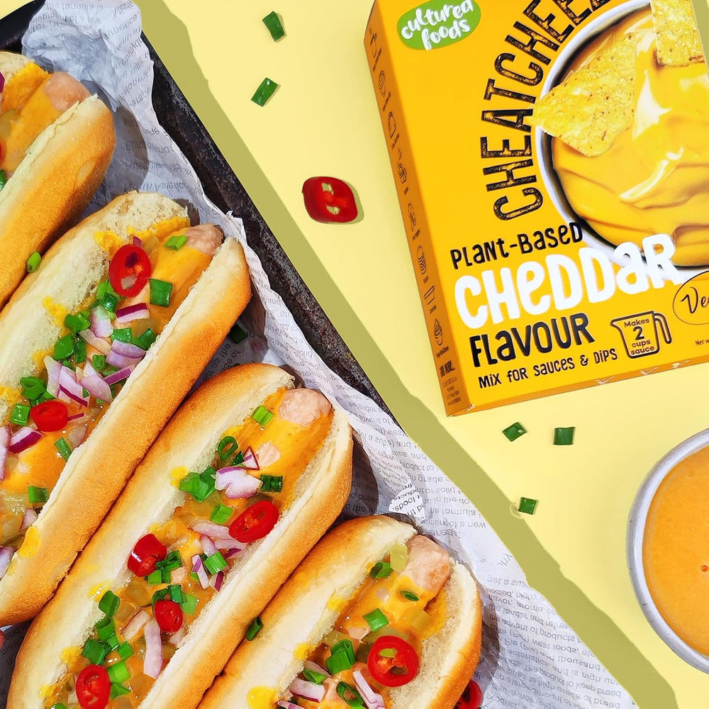 Cultured Foods Veganer Käse Käseersatz Laktosefrei Glutenfrei 2-er sæt Gouda Und Cheddar CHEATCHEEZ