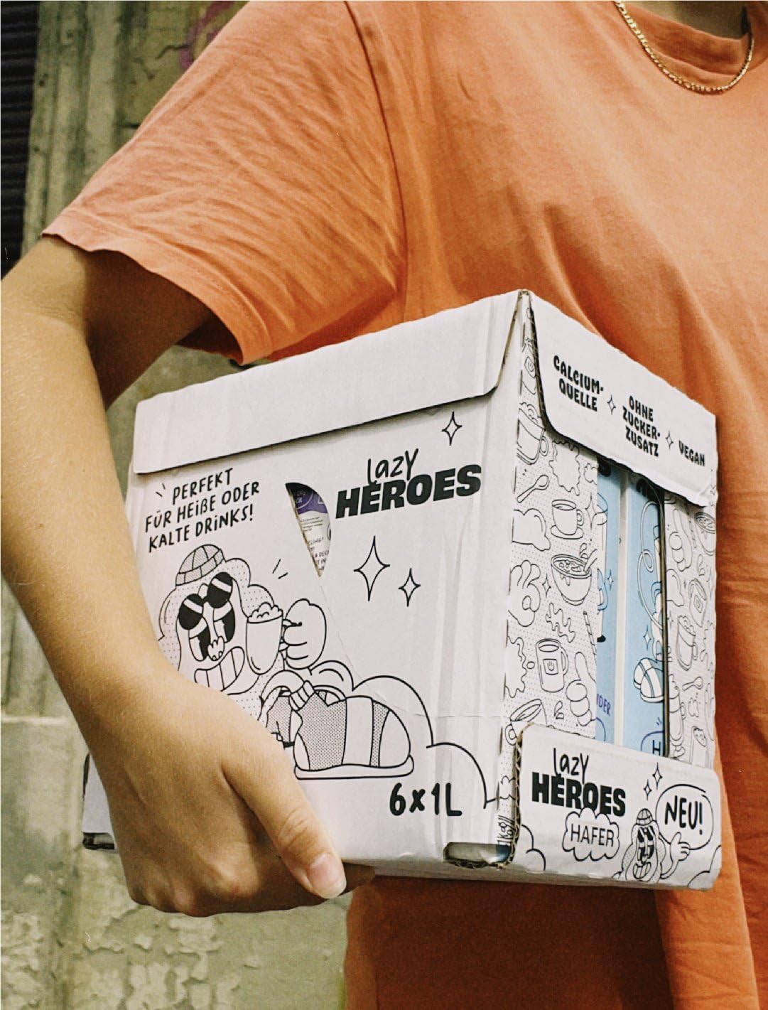 Lazy Heroes Hafer Vegetar Havredrik Glutenfri med D-vitamin