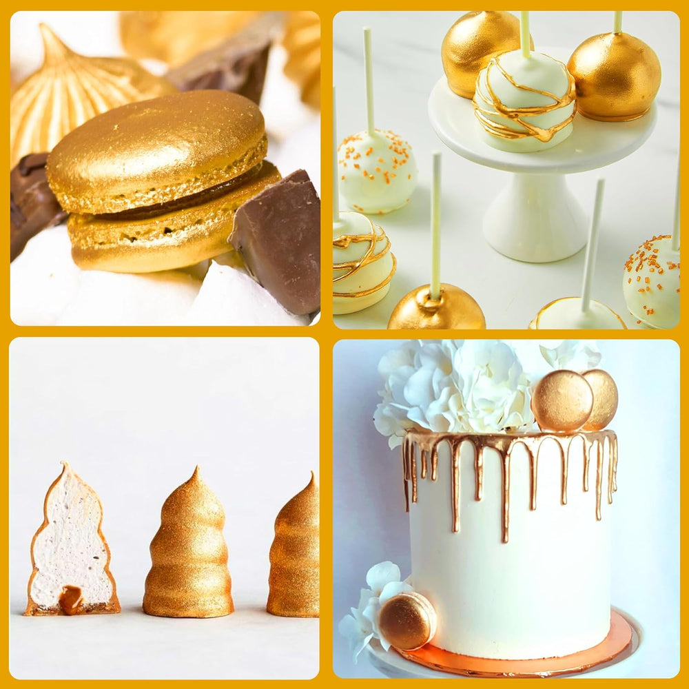 Spiselig glitter, pudder, forskellige farver, 30 gram Naty Shop