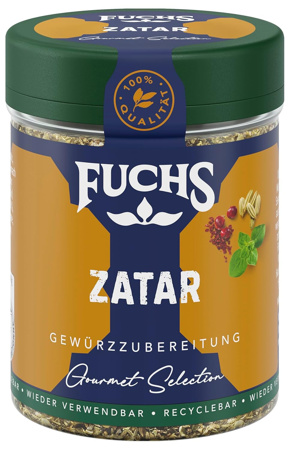 Fuchs Spices Gourmet Selection Mellemøsten/Afrika - Couscous og Bulgur Krydderiblanding Genopfyldelig krydderiblanding til krydderier Bulgurretter Vegansk 55g