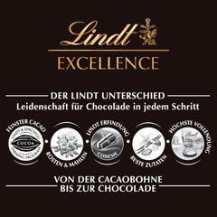 Lindt Excellence Sweet Salted Wood - Mørk chokoladebar 100 g - Intens kakaosmag