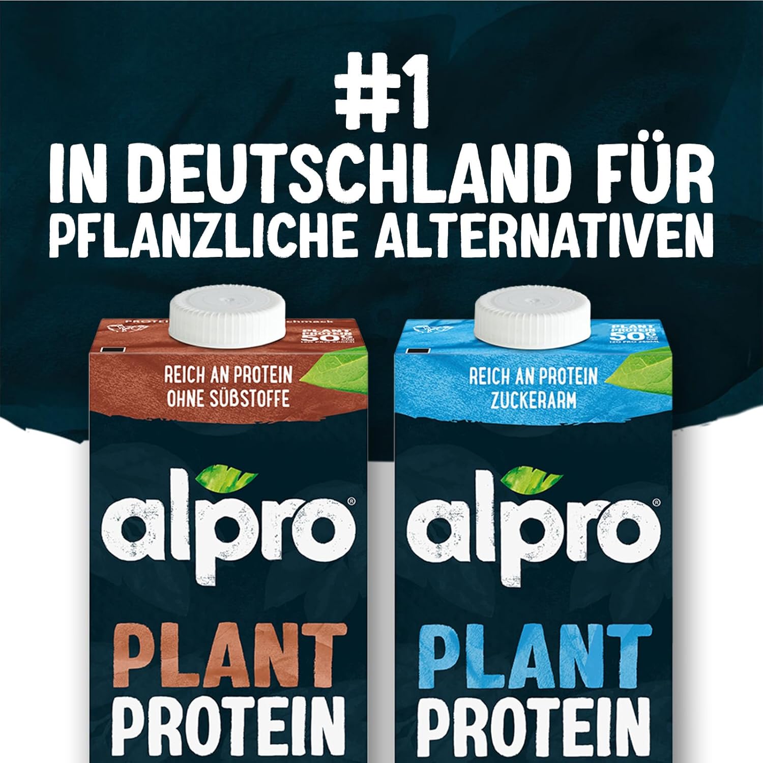 Alpro Proteindrink Chokolade Soja 8x1L - Vegetabilsk Protein