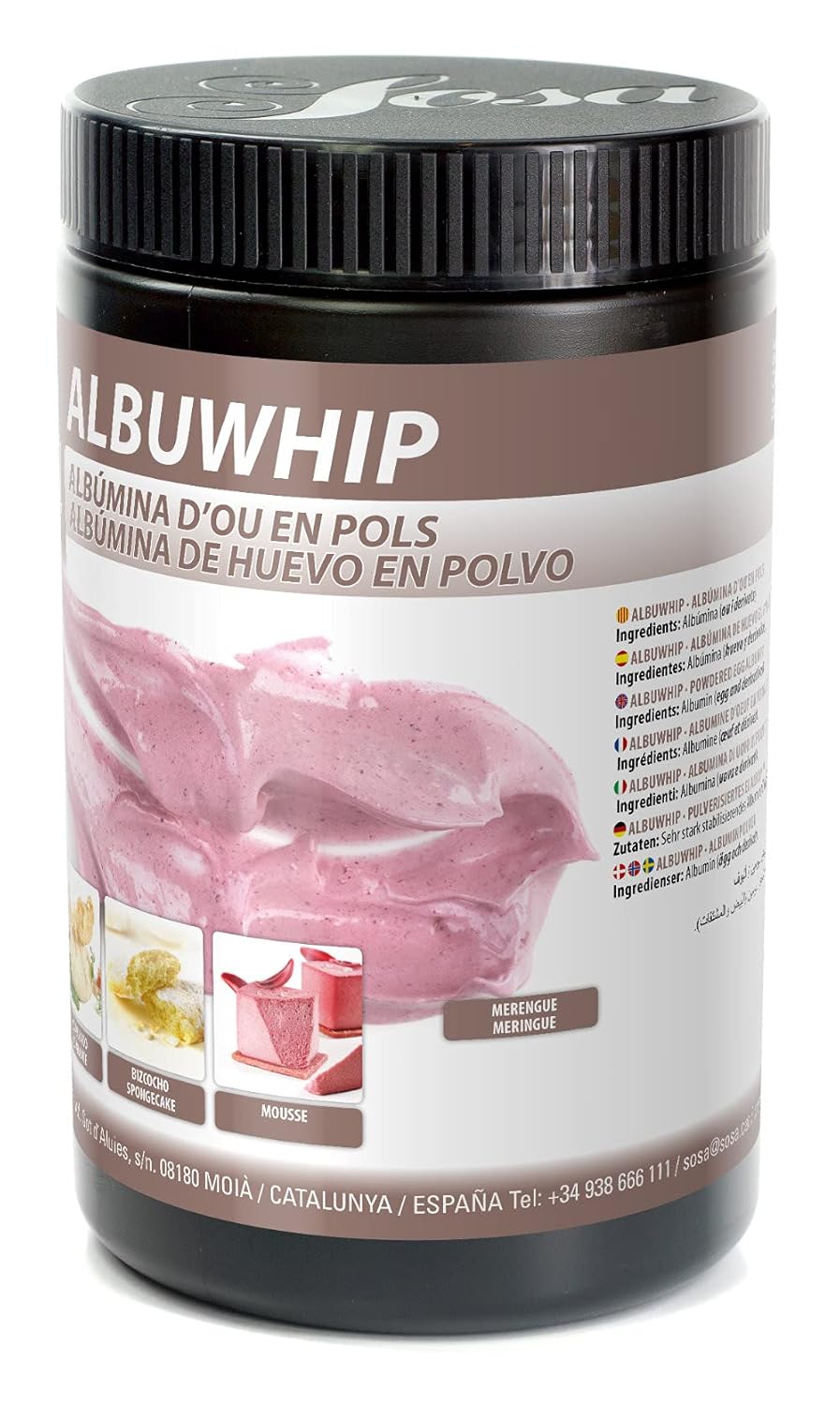 Ovoneve Egg Albumin Pulver 500g - Rent protein til madlavning