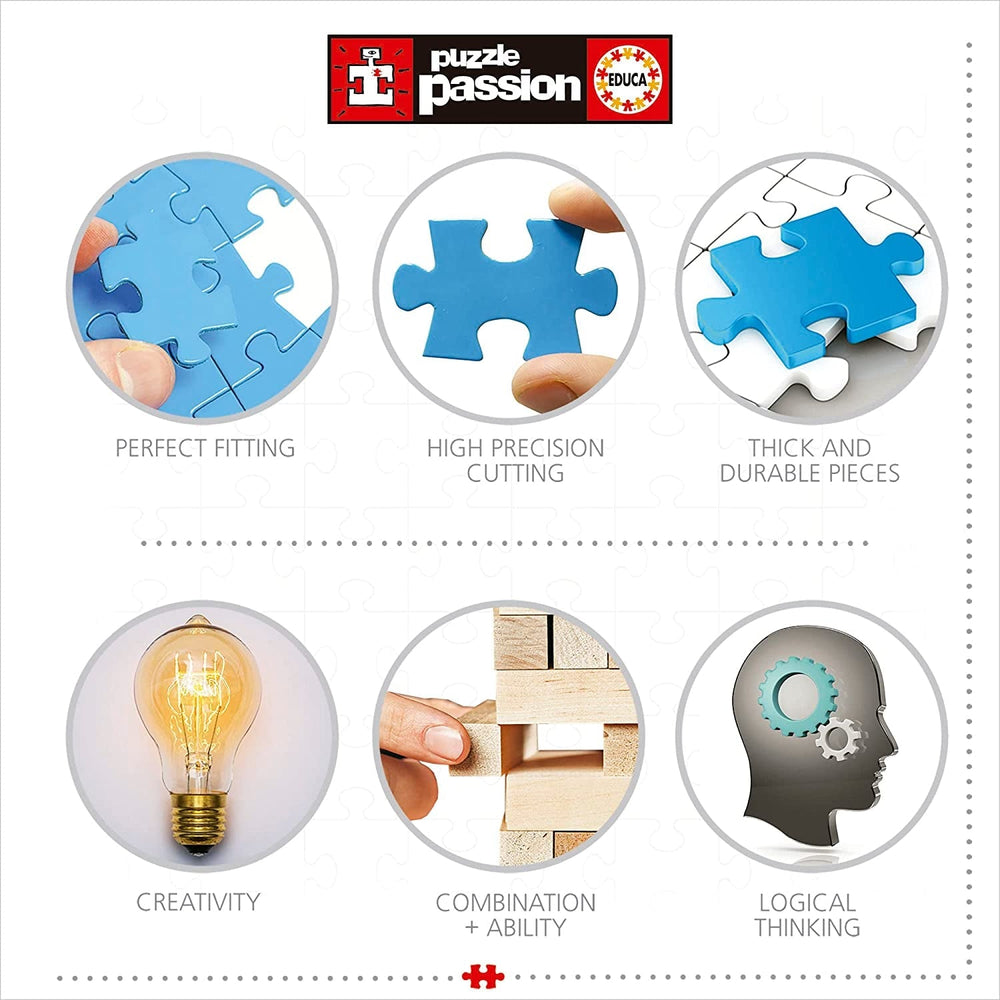 Educa - Puslespil 500 brikker til voksne | Marvel Avengers 2 X 500 puslespilsbrikker til voksne og børn fra 11 år, superhelte, puslespilsæt (17994) Puslespil Naty Shop