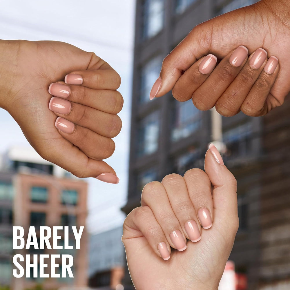 Maybelline New York Super Stay Ink Bonder 113 Barely Sheer - langtidsholdbar neglelak til stærke negle og intens farve, 12,3 ml