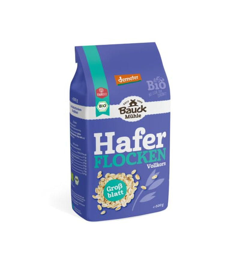 Demeter Big Leaf Havregryn, 1 pakke (1 x 500 g)