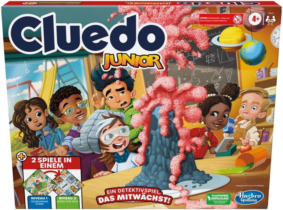 Cluedo Conspiracy Board Game af Hasbro Gaming for voksne og teenagere, tysk version af mysteriespillet, for 4-10 spillere og i alderen 14 og opefter