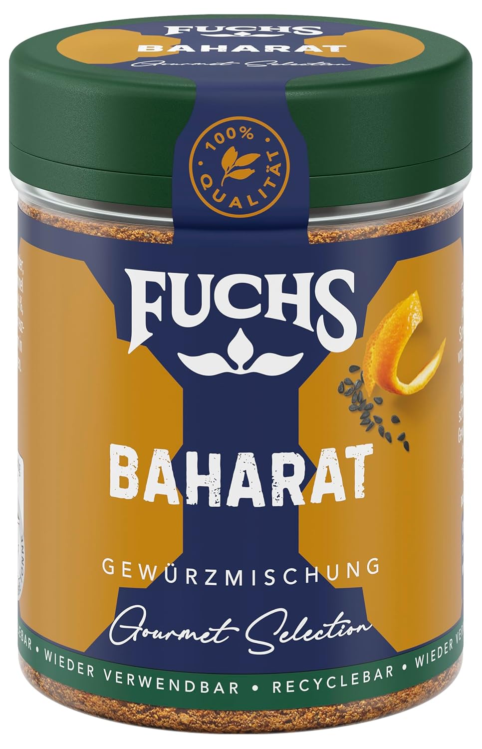 Fuchs Spices Gourmet Selection Mellemøsten/Afrika - Couscous og Bulgur Krydderiblanding Genopfyldelig krydderiblanding til krydderier Bulgurretter Vegansk 55g