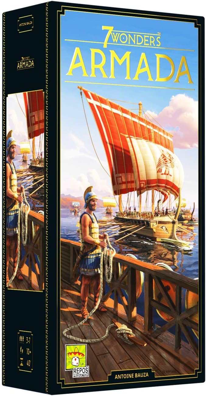 Asmodee 7 Wonders Duel, Core Game, Connoisseur Game, Strategi Game, 2 Players, Ages 10+, 30 Minutes, German