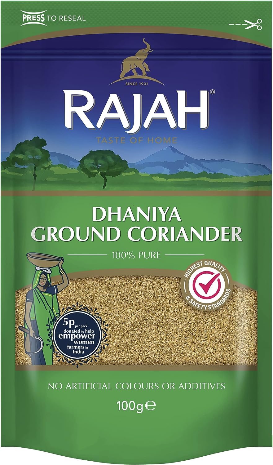 Rajah Kreuzkümmelsamen – Hele Kreuzkümmelsamen zum Würzen und Kochen – 1 x 85 g