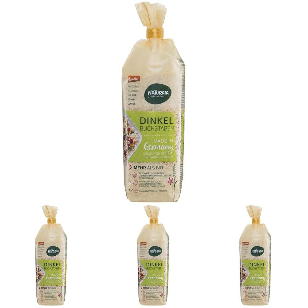 Bogstaver, lyst speltmel 1 x 250 g