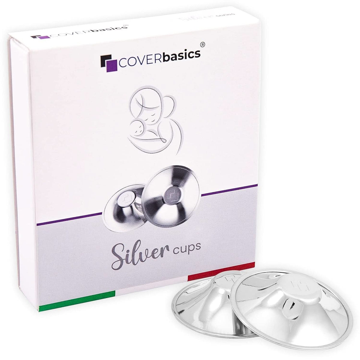 Silvercups Silberhütchen, Stillhütchen Aus Silber, Schützt Und Beruhigt Bei Wunden Und Empfindlichen Brustwarzen, Nickelfrei (Almindelig) Naty Shop Einheitsgröße