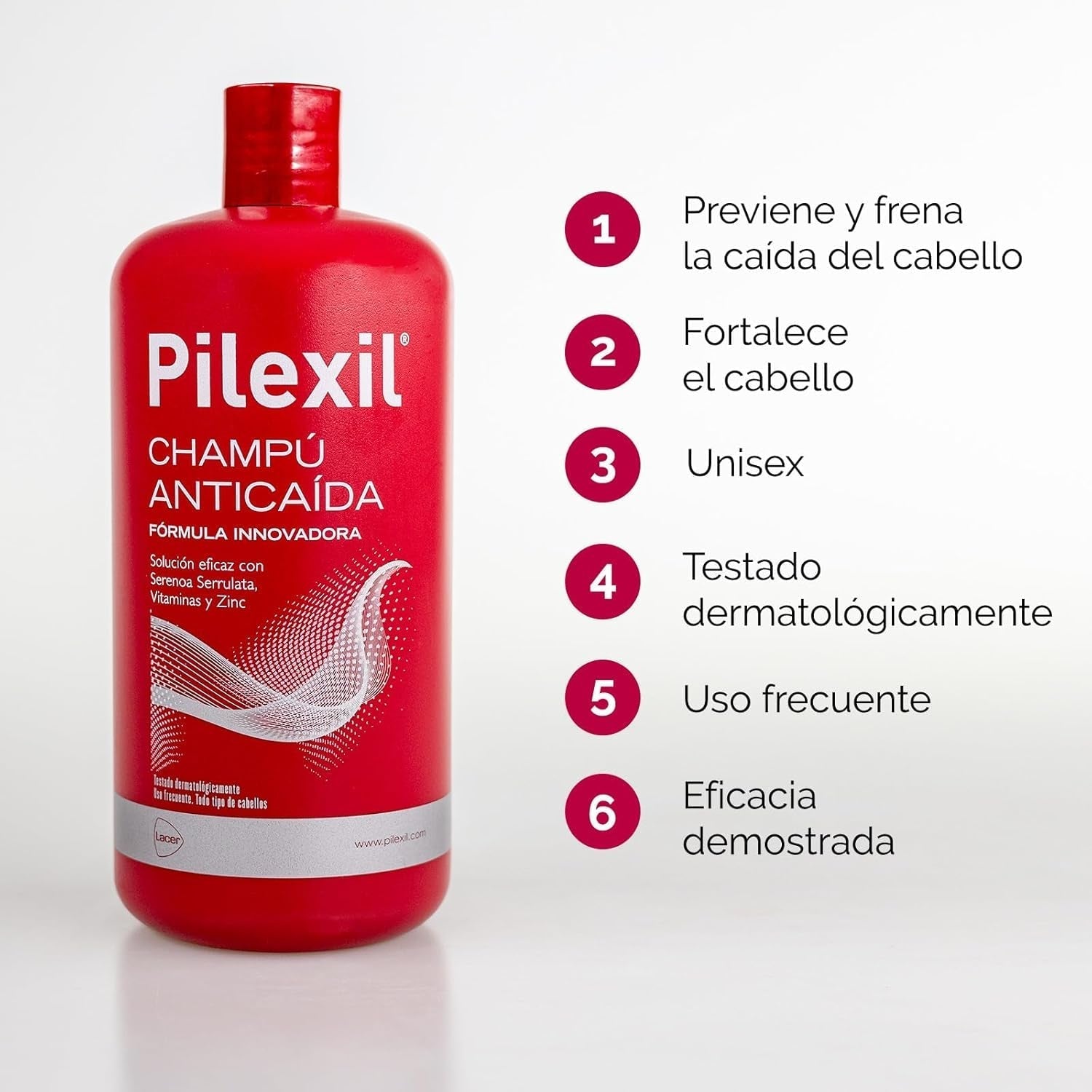 Lacer shampoo mod hårtab 900 ml Lacer hårpleje