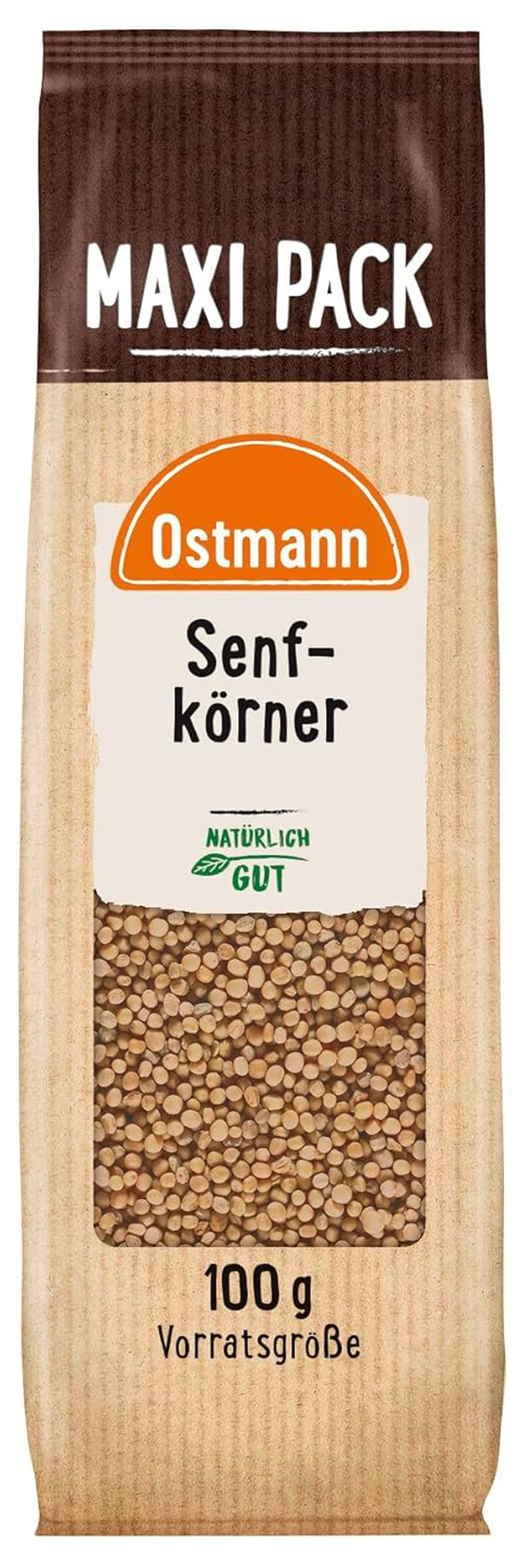 Ostmann Gewürze - Senfkörner ganz | Ideel til pakning af frugt og grøntsager 100 g i Vorteilsbeutel