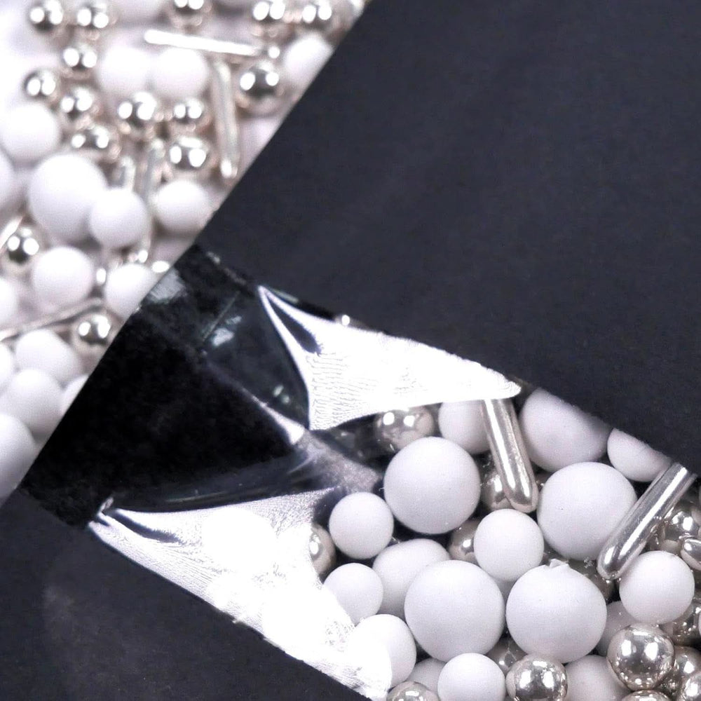 Streusel Hero Chokolade Mix Sølv Hvid Drys, 40 gram Naty Shop