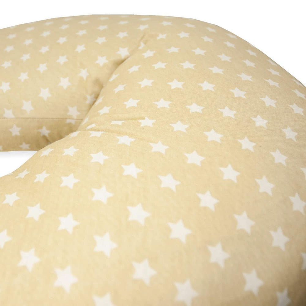 Ammepude til nyfødte, XL, 100% bomuldsbetræk, aftageligt og vaskbart, Polyesterfyld, Stjernemotiv Tilbehør Mad og Amning Bebe Naty Shop