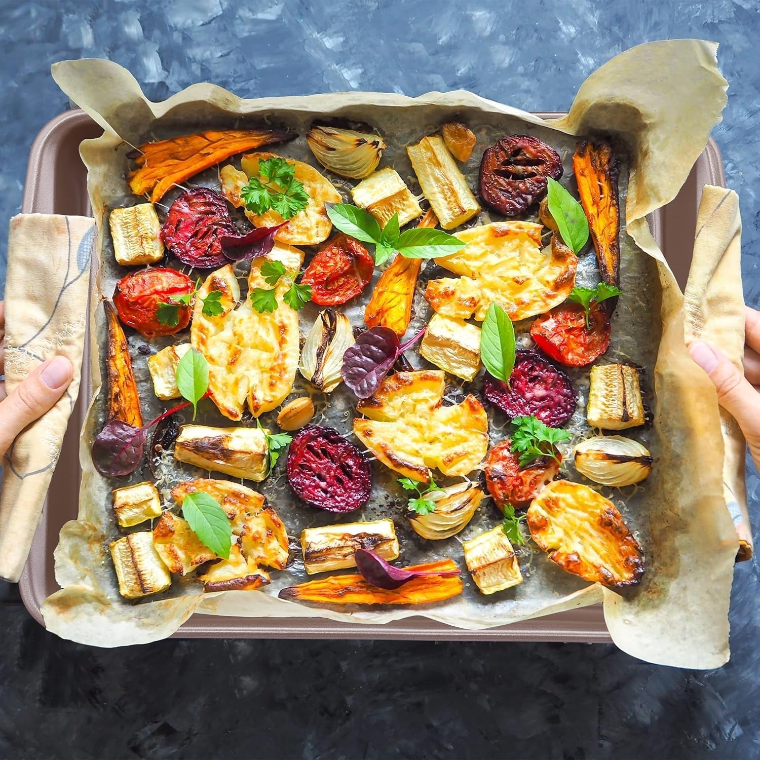 Relaxdays bradepande, non-stick, 4 liter, kulstål, brune Forme og bageplader Naty Shop